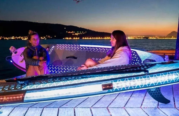 Сапборд Aqua Marina Glow с подсветкой