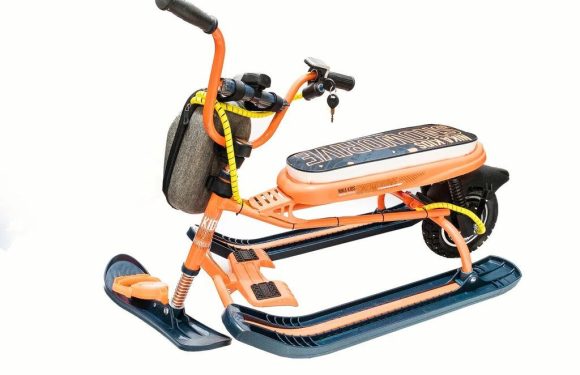 Идея подарка ребёнку: электро-снегокат