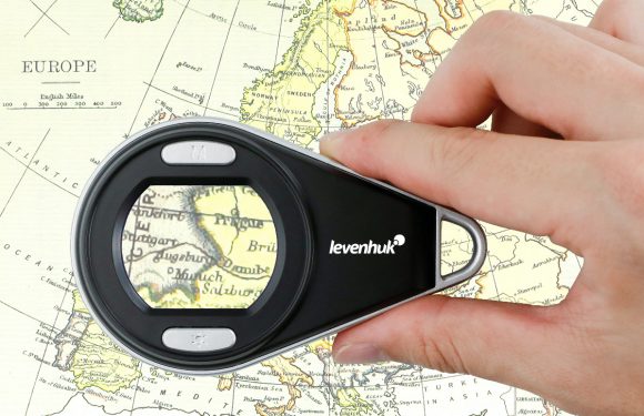 Цифровая лупа с УФ-подсветкой